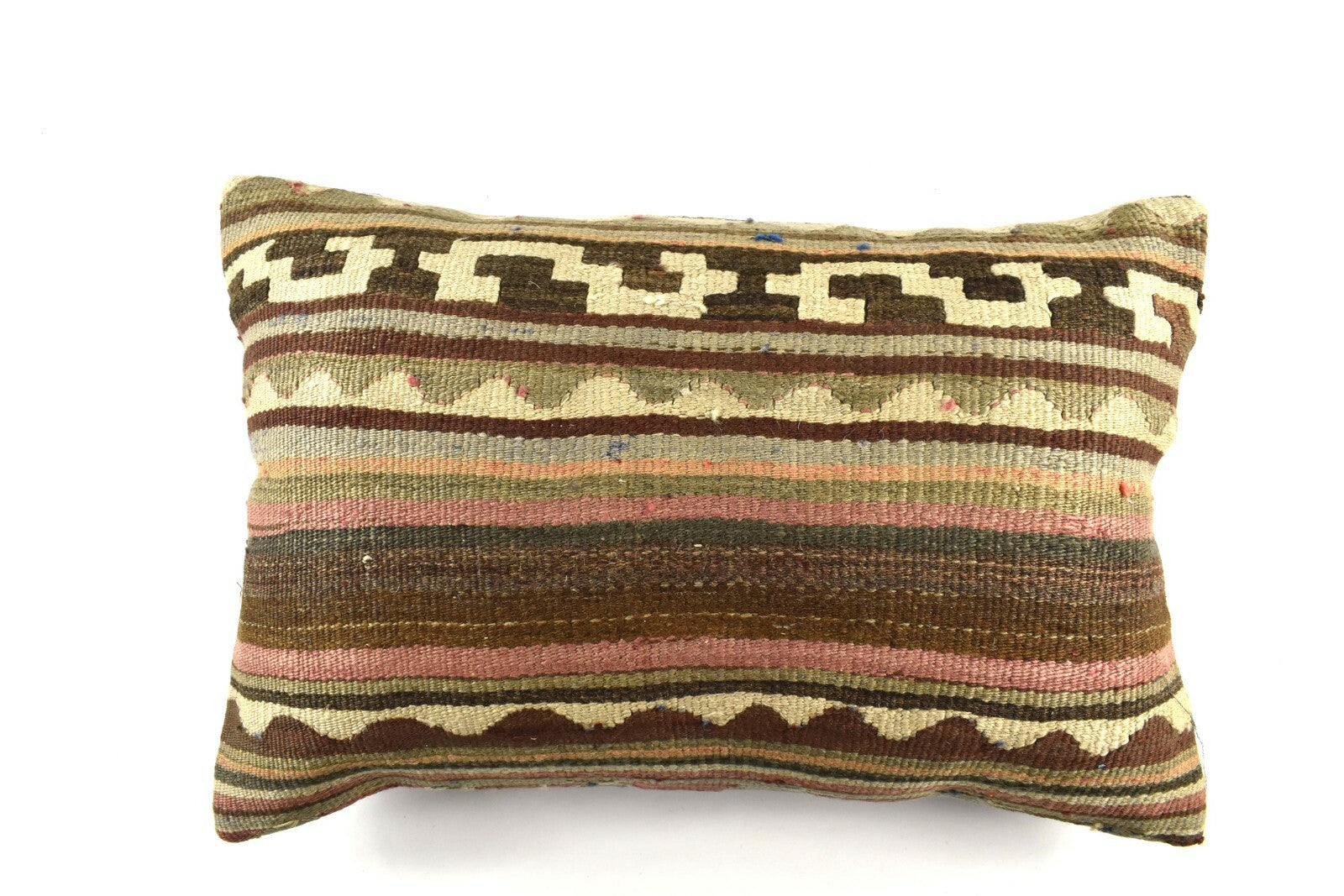 16x24 Kilim Pillow Cover Handmade Vintage Anatolian Lumbar Cushion Cover A2714