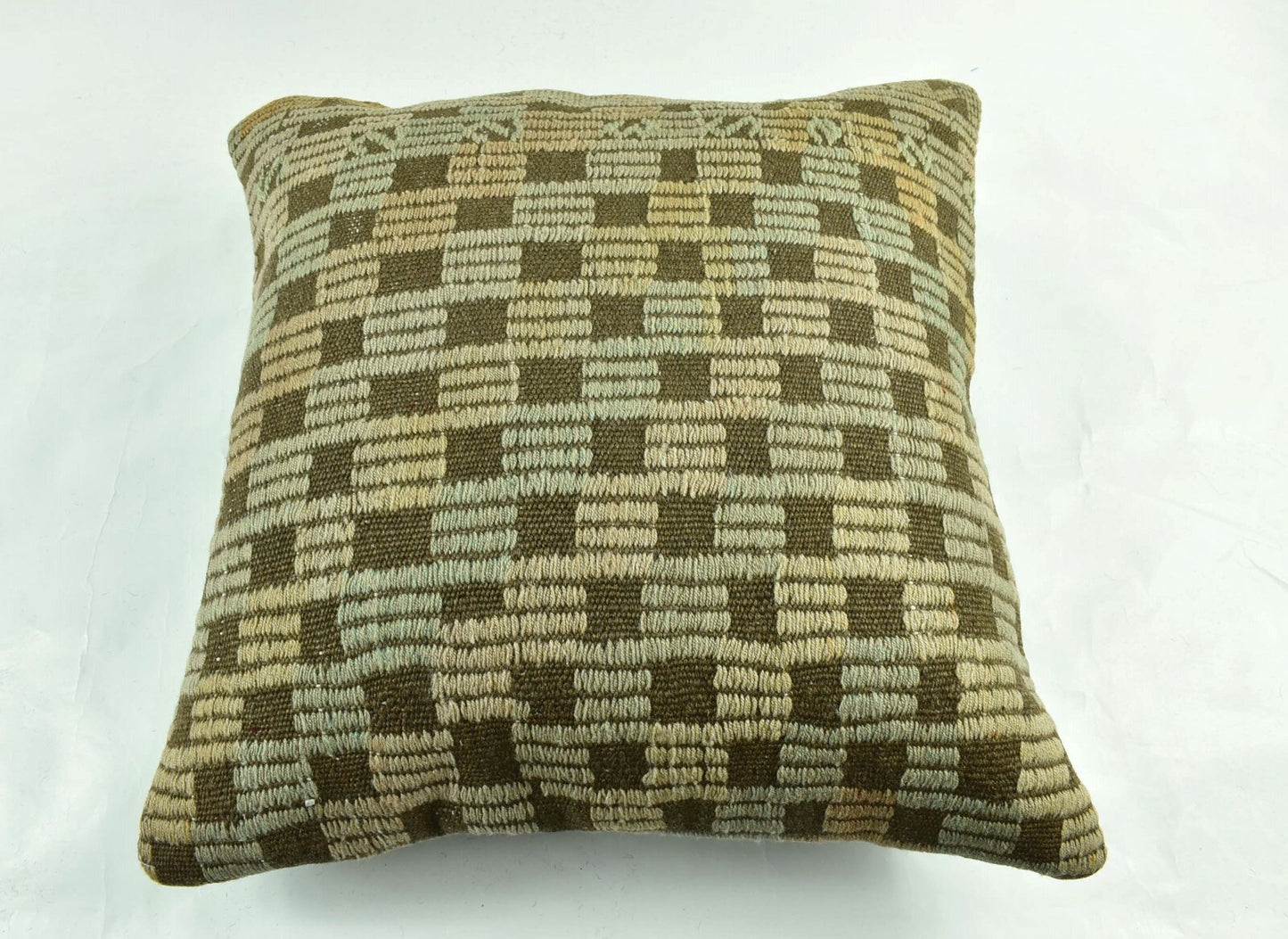 Kilim Pillow Cover 20x20 Home Decorative Handmade Ethnic Oushak Rug Pillow A1880