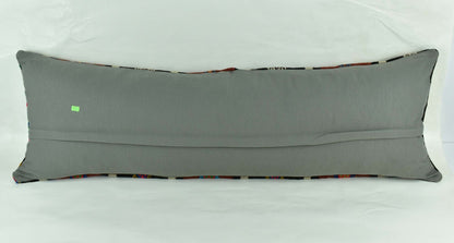 Extra Large Kilim Pillow Cover 16x48 Handmade Ethnic Boho Oriental Lumbar 3238