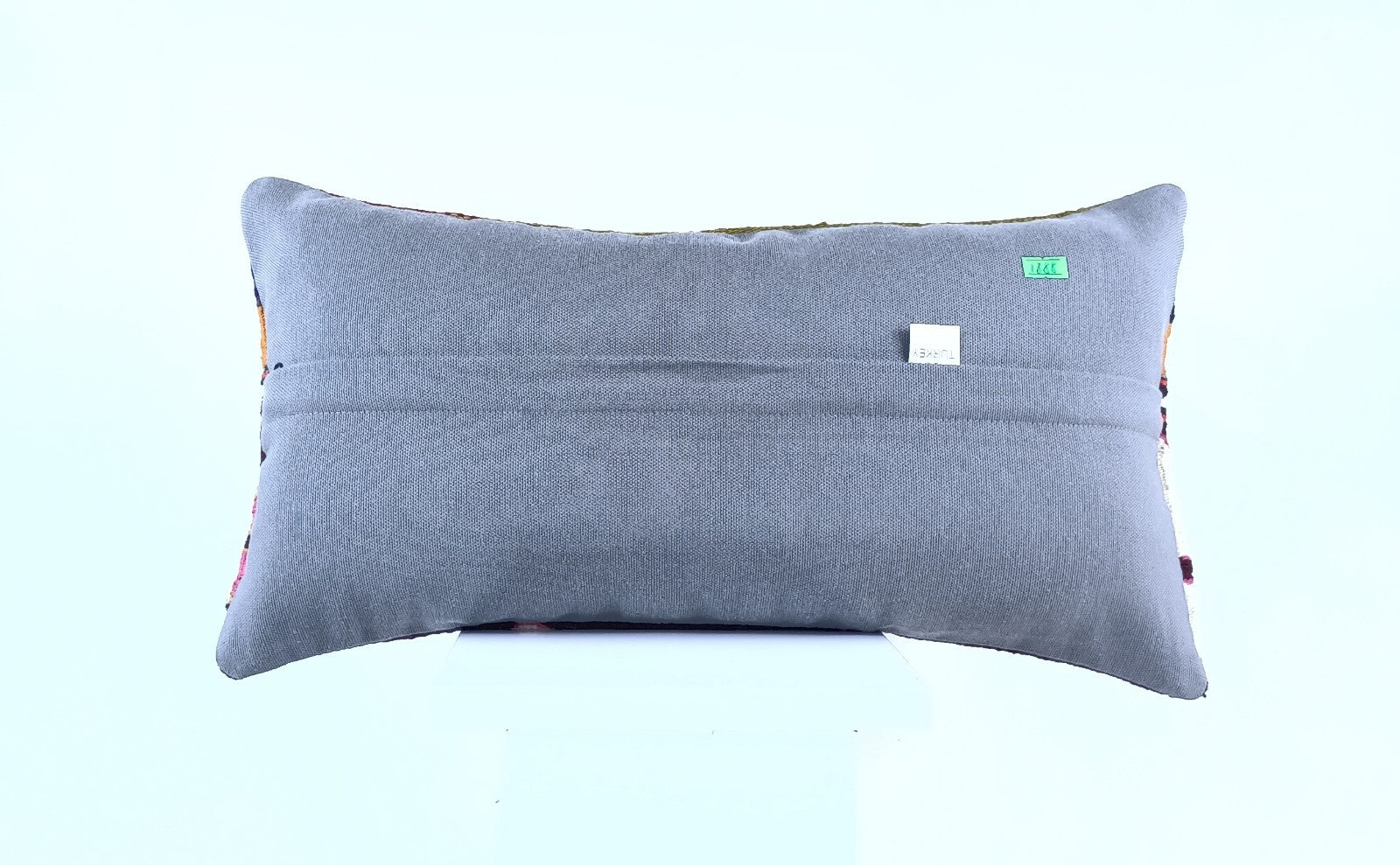 10x20 Kilim Lumbar Pillow Cover Vintage Ethnic Oushak Kilim Pillow Cover 1888