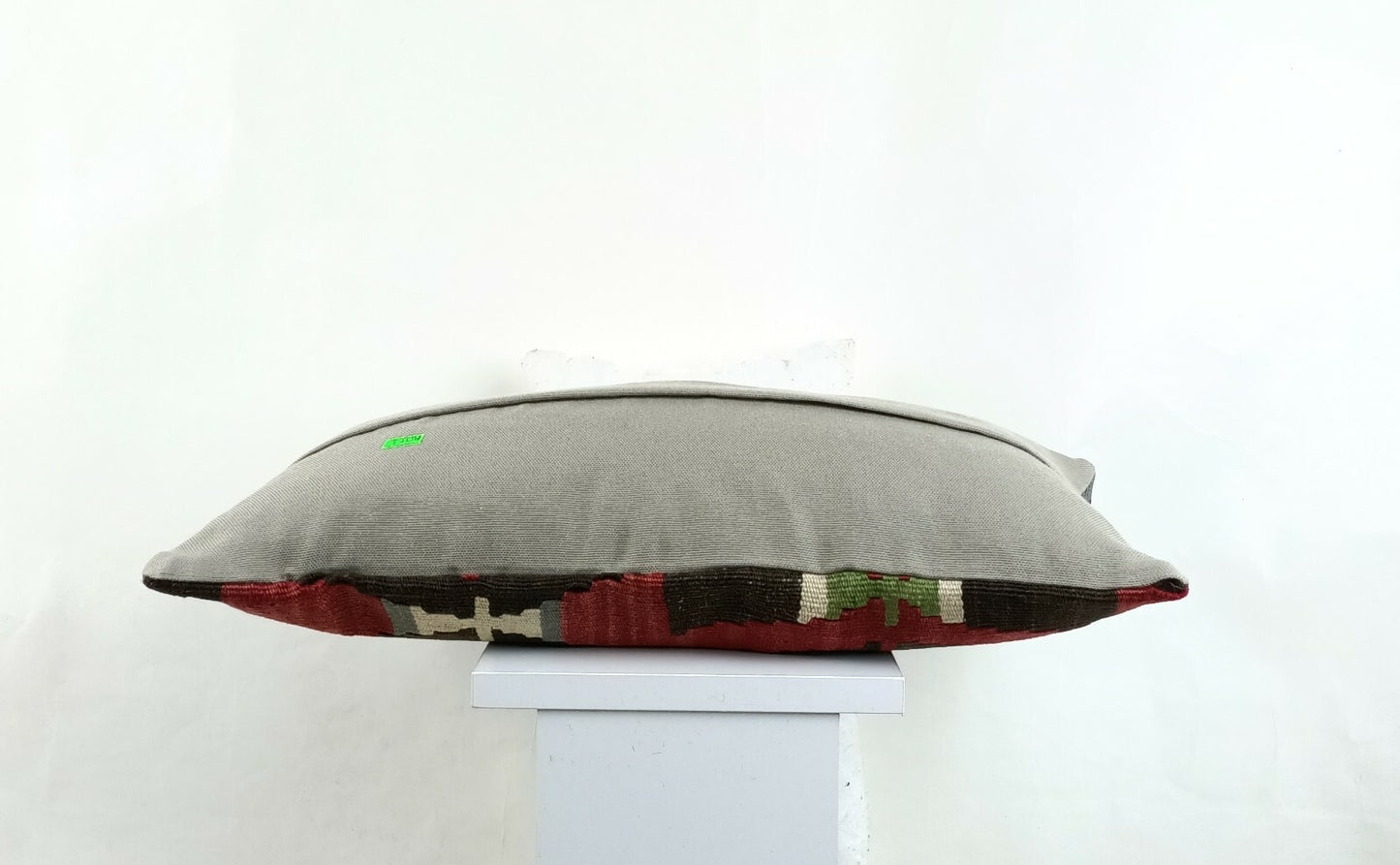 Kilim Lumbar Pillow Cover 10x20 Decorative Sofa Couch Handmade Cushion A1351