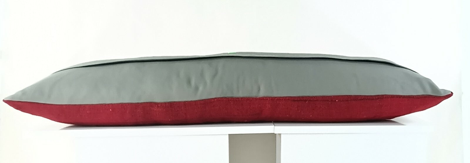 Long Kilim Pillow Cover 12x42 Handmade Oushak Rug Ethnic Ottoman Lumbar  A1058