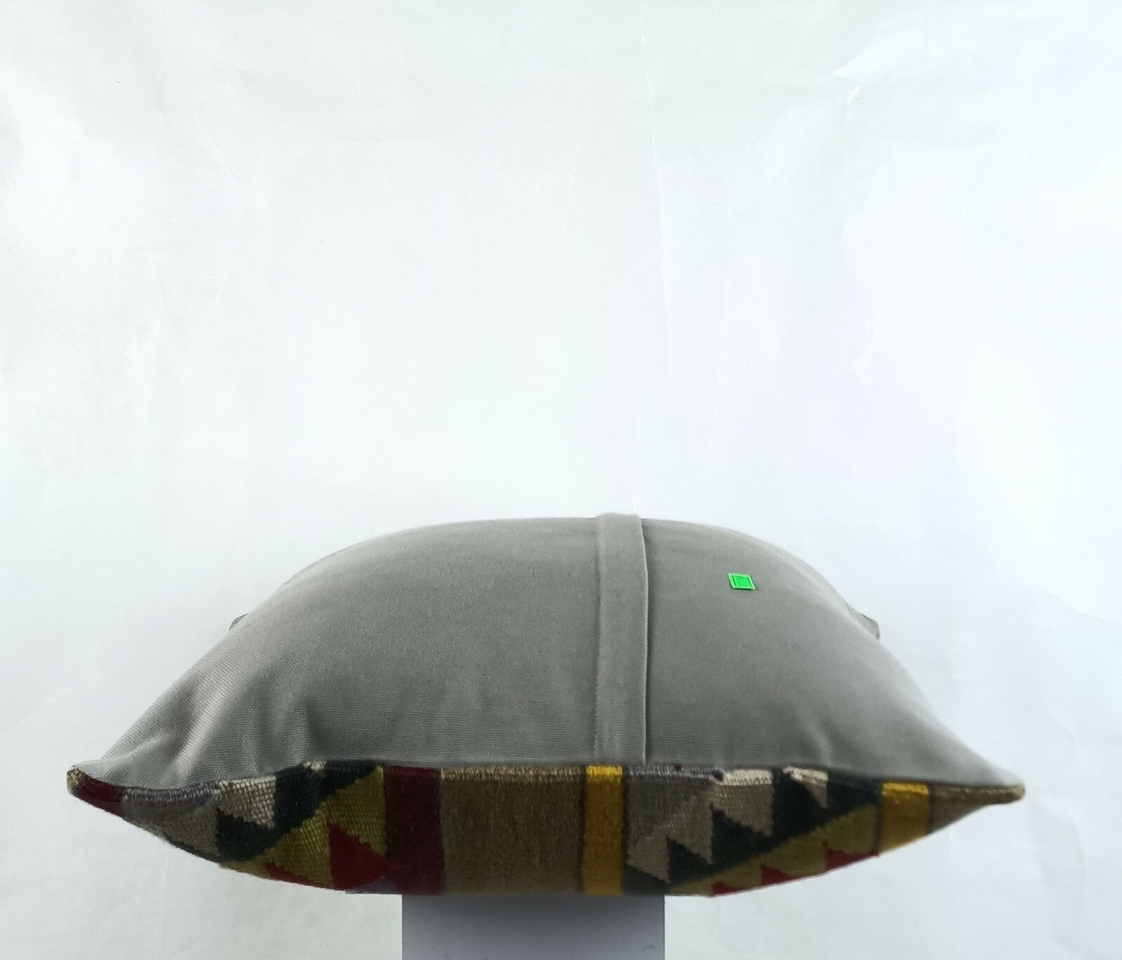 Kilim Pillow Cover 18x18 Handmade Turkish Ethnic Vintage Lumbar Cushion A1412