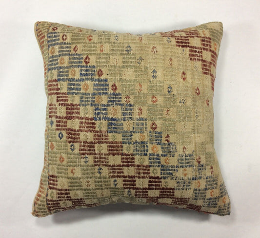 20x20 Kilim Pillow Cover Handmade Vintage Oushak Kilim Cushion Cover 1329