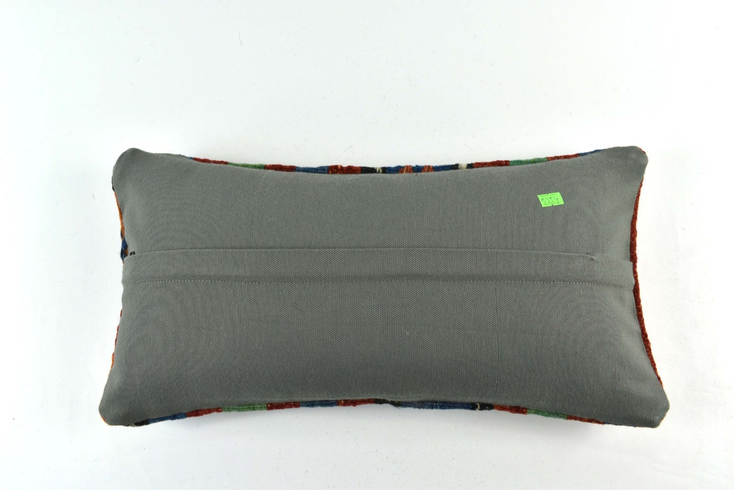 10x20 Kilim Lumbar Pillow Cover Vintage Ethnic Oushak Kilim Pillow Cover 3354