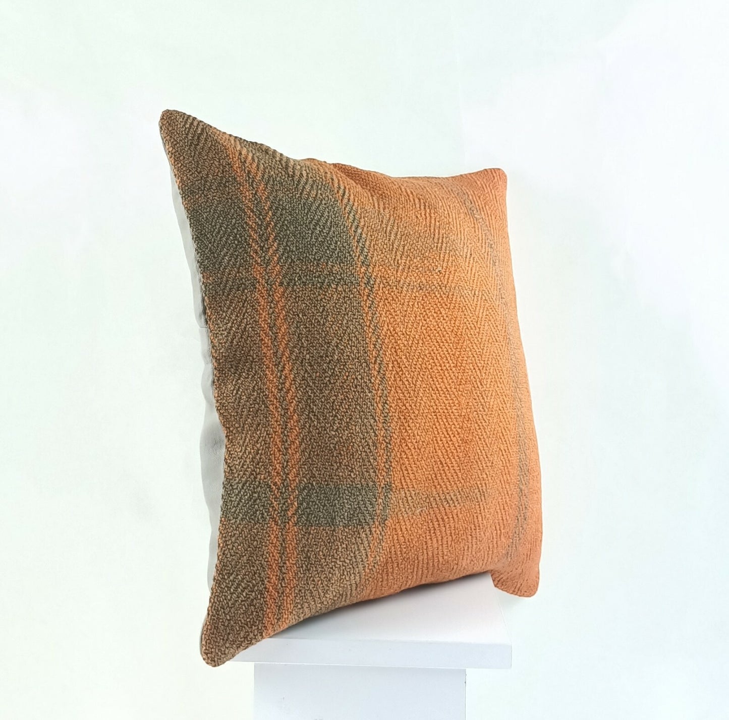 Kilim Cushion Case 16x16 Traditional Handmade Oushak Throw Pillow Cover A860