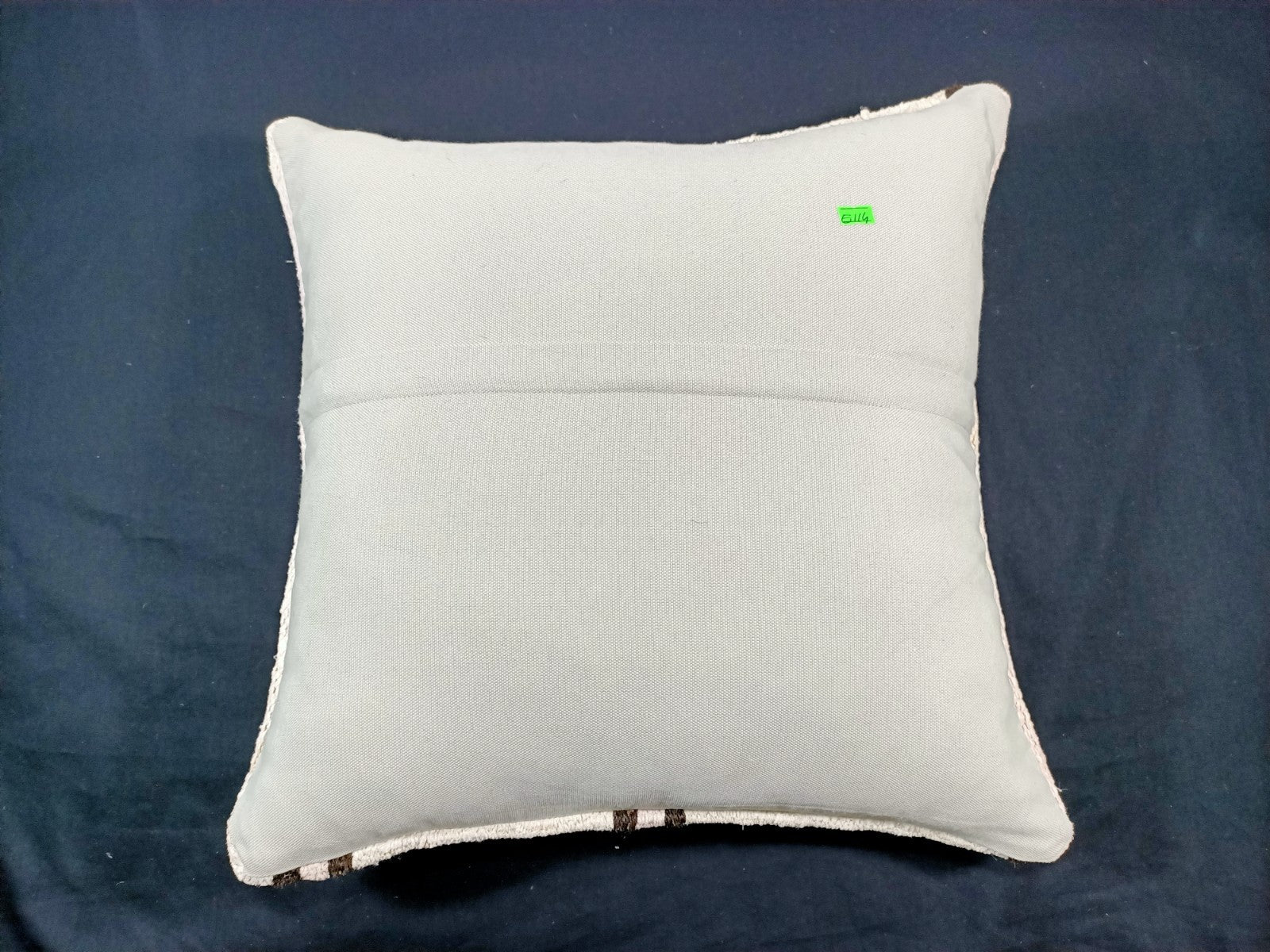 20x20 Kilim Pillow Cover Handmade Vintage Oushak Kilim Cushion Cover E114