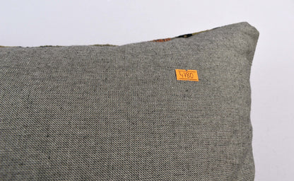 16x24 Kilim Pillow Cover Handmade Vintage Anatolian Lumbar Cushion Cover 4780