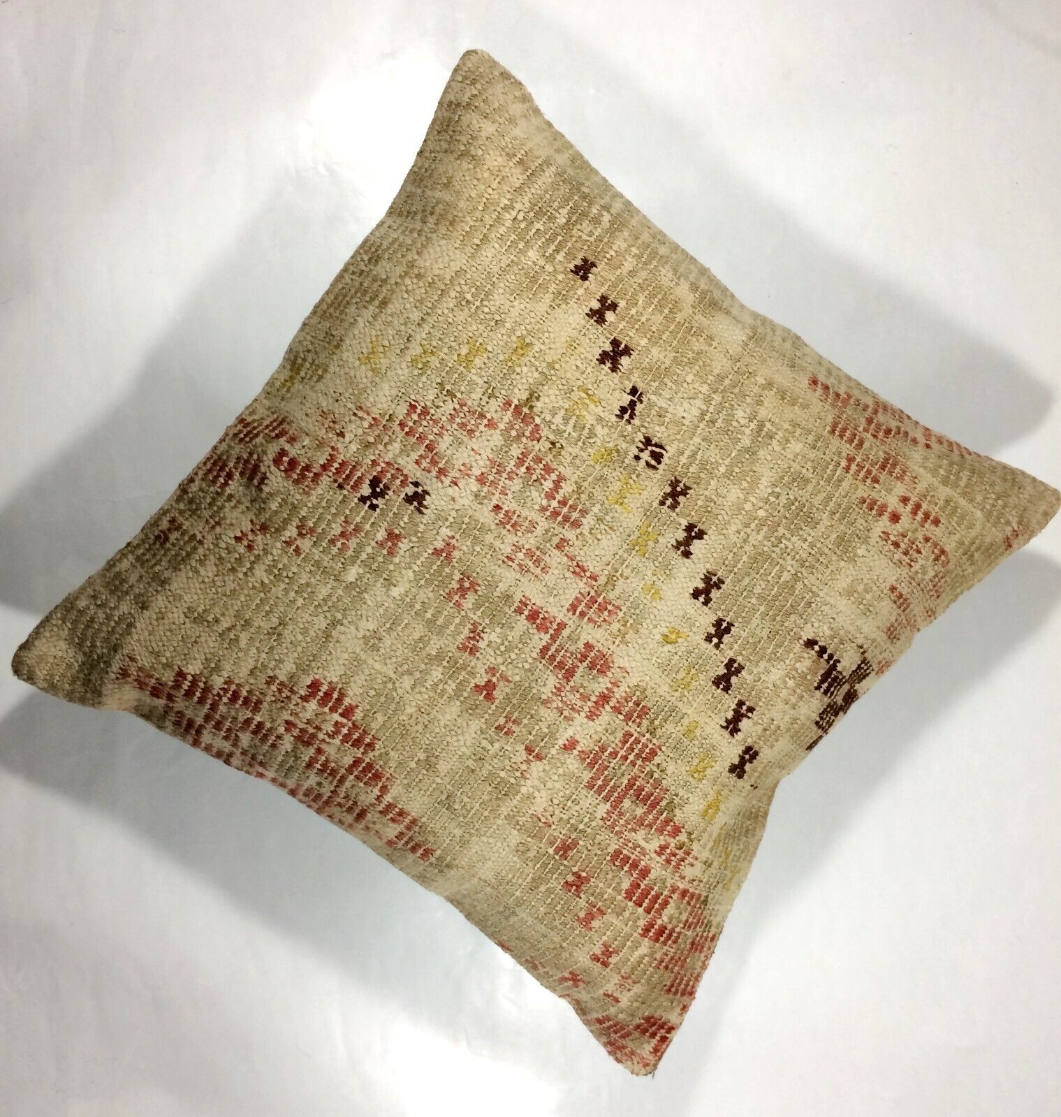 20x20 Kilim Pillow Cover Handmade Vintage Oushak Kilim Cushion Cover 251