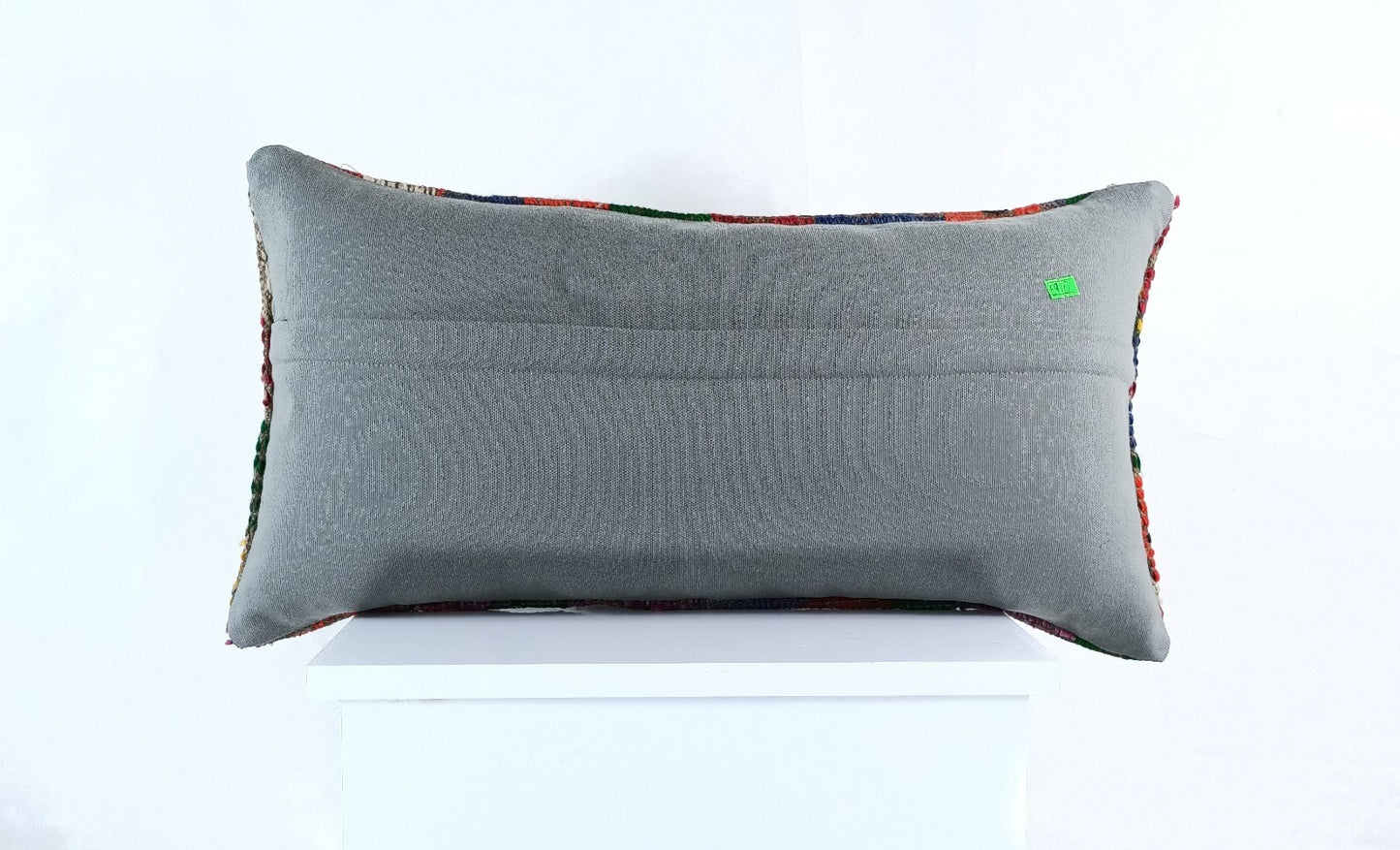 12x24 Kilim Lumbar Cushion Cover Turkish Tribal Vintage Ethnic Pillow E910