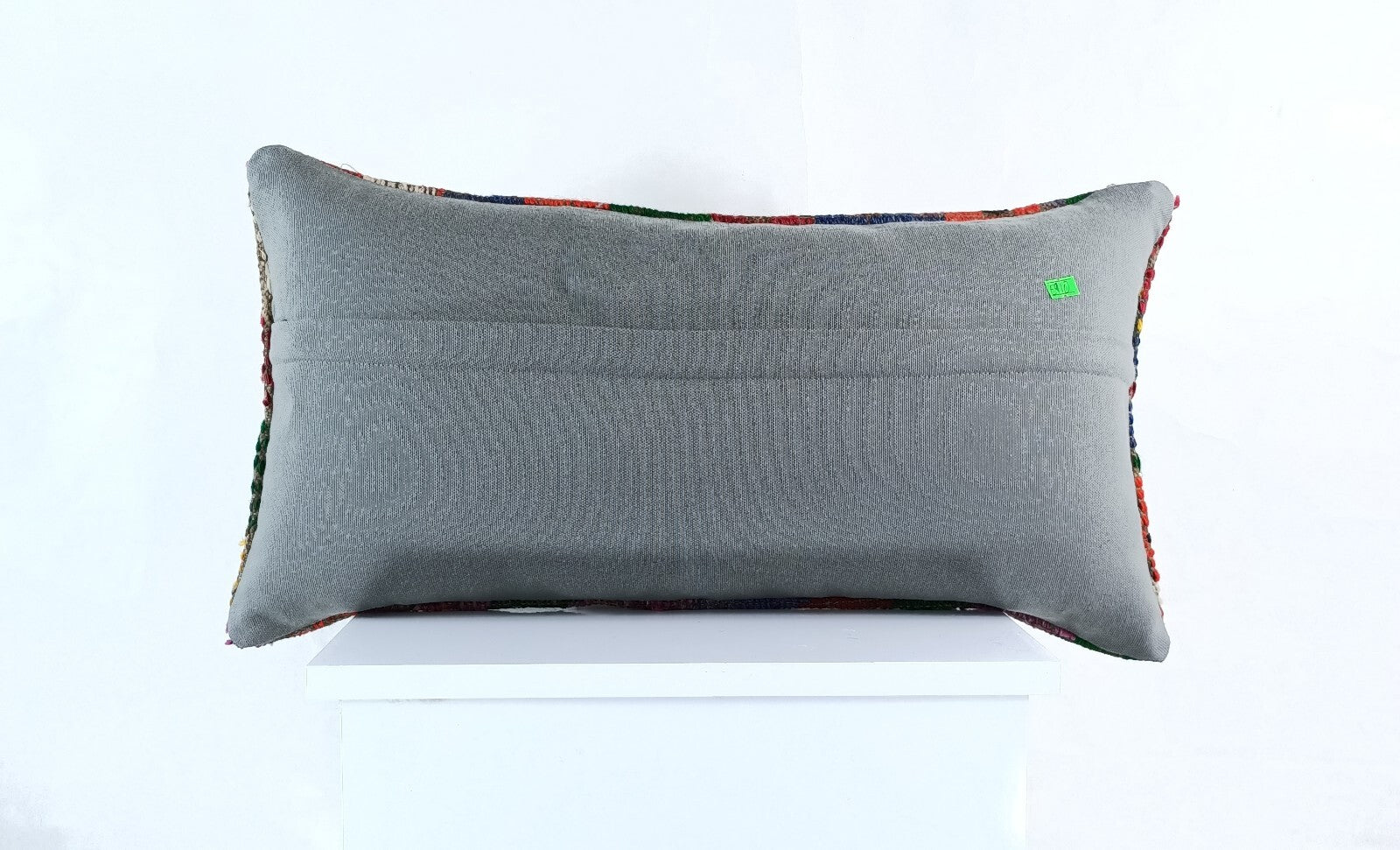 12x24 Kilim Lumbar Cushion Cover Turkish Tribal Vintage Ethnic Pillow E910