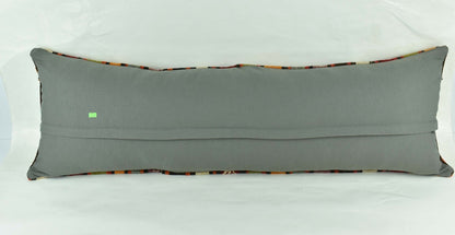 Extra Large Kilim Pillow Cover 16x48 Handmade Ethnic Boho Oriental Lumbar 3236