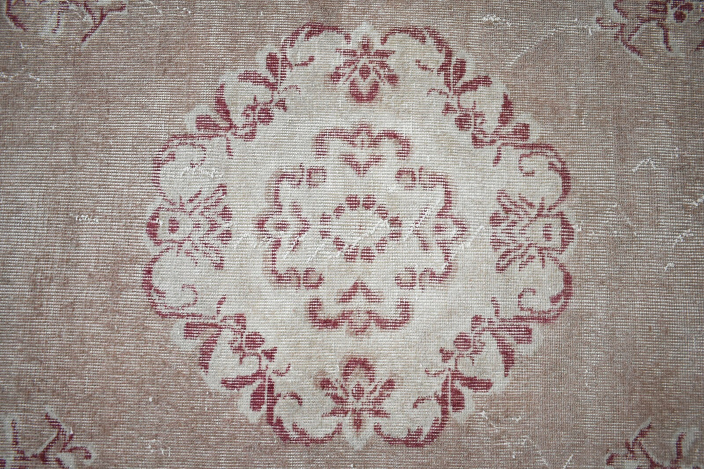 Oushak Runner 10x2.6 ft Handwoven Turkish Runner Vintage Runner Floor Rug R05