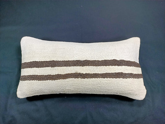 Home Decorative Handmade 12x24 Tribal Vintage Turkish Kilim Pillow Cover E72