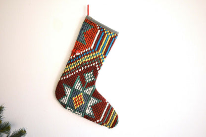 Kilim Christmas Stocking Vintage Stocking Gift Stocking  Xmas Socks S270