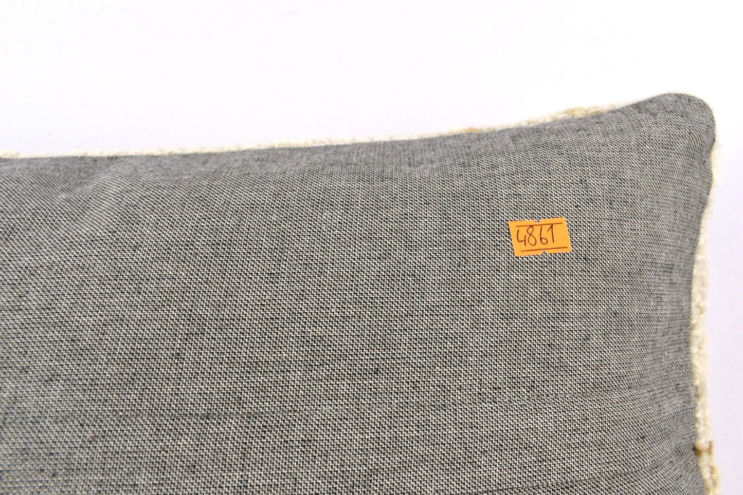 10x20 Kilim Lumbar Pillow Cover Vintage Ethnic Oushak Kilim Pillow Cover 4861