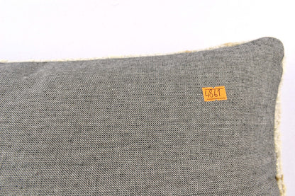 10x20 Kilim Lumbar Pillow Cover Vintage Ethnic Oushak Kilim Pillow Cover 4861