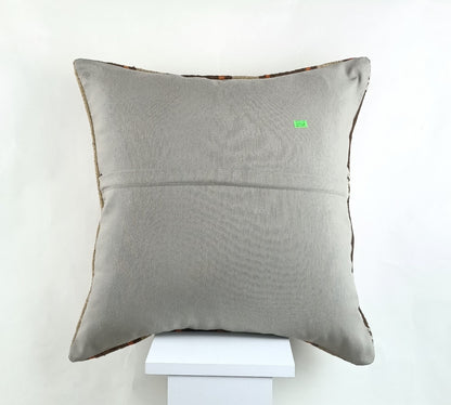 20x20 Kilim Pillow Cover Handmade Vintage Oushak Kilim Cushion Cover 2549