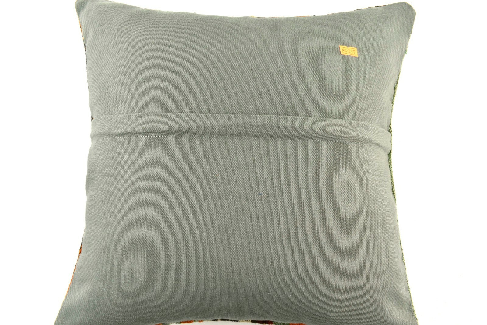 18x18 Kilim Pillow Cover Handknotten Vintage Pillow Oushak Kilim Pillow  A2855