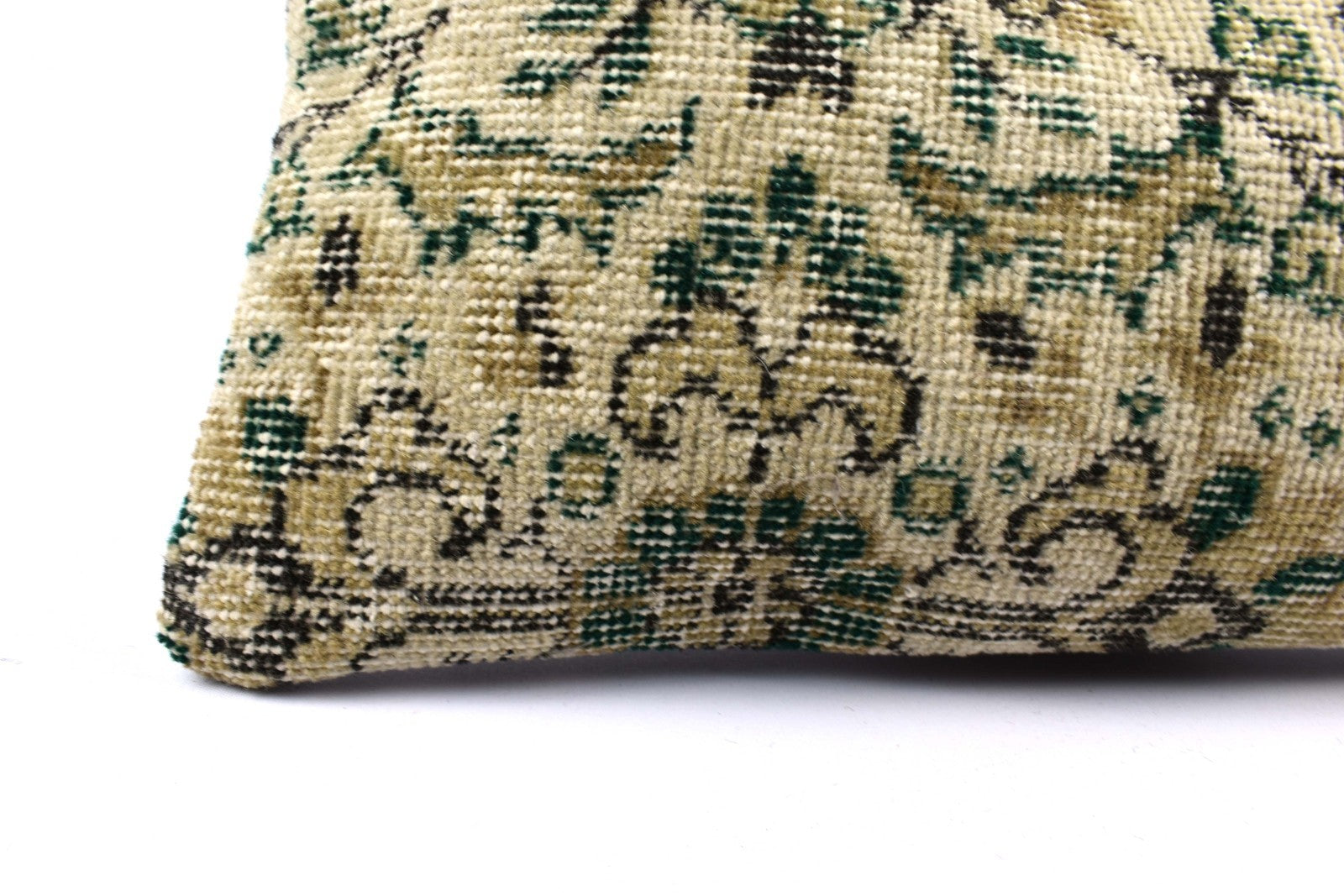 10x20 Kilim Lumbar Pillow Cover Vintage Ethnic Oushak Kilim Pillow Cover 4863