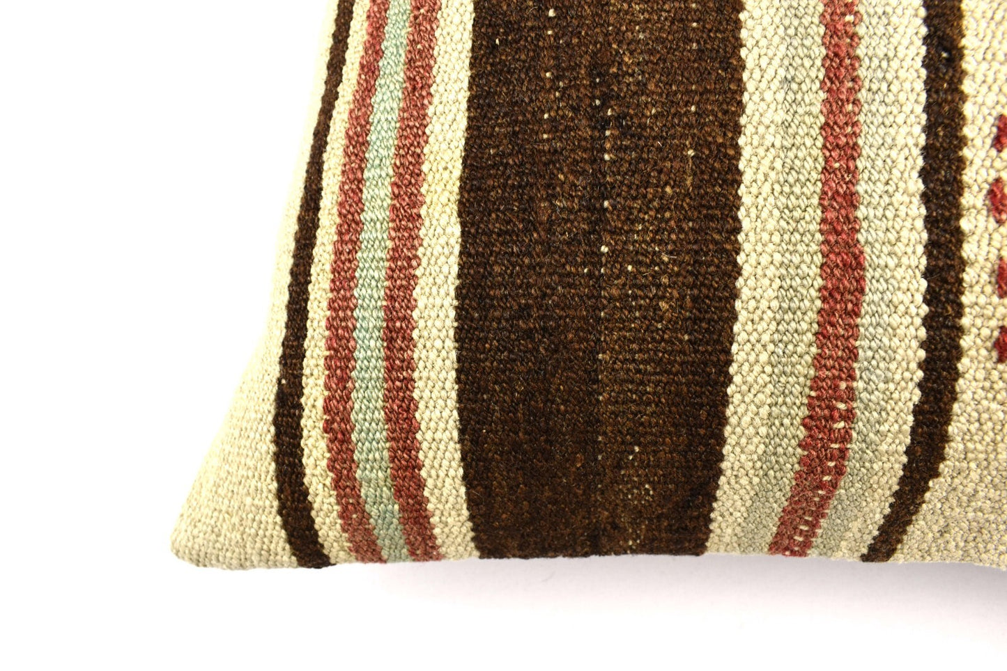 18"x18" Kilim Pillow Cover  Handmade Turkish Vintage Cushion Tribal Lumbar 4625