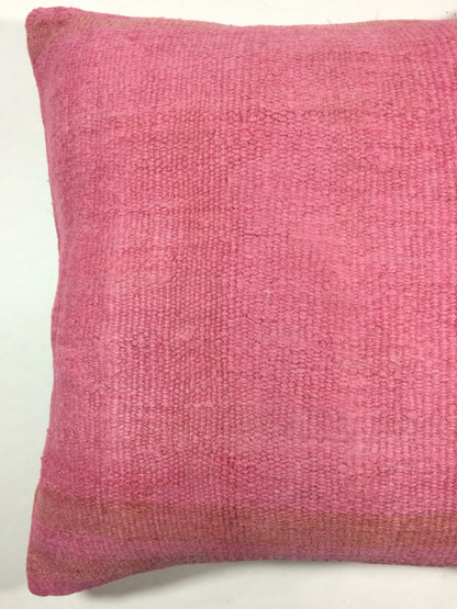 20x20 Kilim Pillow Cover Handmade Vintage Oushak Kilim Cushion Cover 1546