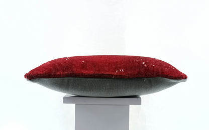 Traditional Anatolian Handmade Kilim Pillow Cover 8x16 Boho Ethnic Lumbar E765