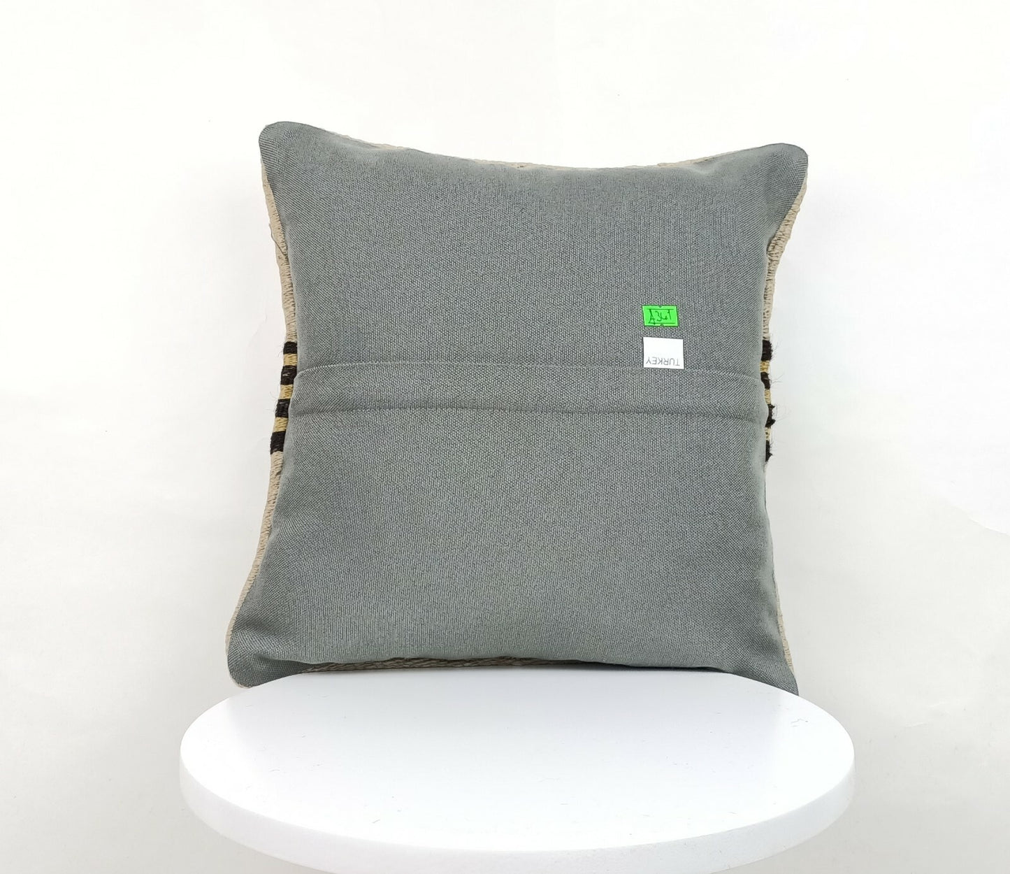 14x14 Kilim Cushion Cover Turkish Ottoman Boho Rustic Throw Pillow Case  A341