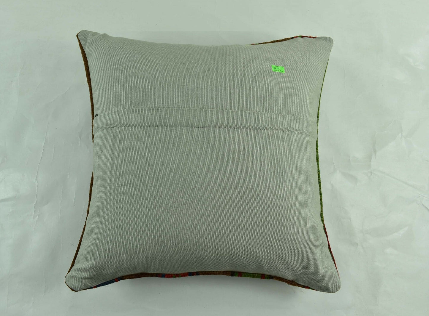 18"x18" Kilim Pillow Cover  Handmade Turkish Vintage Cushion Tribal Lumbar 2993