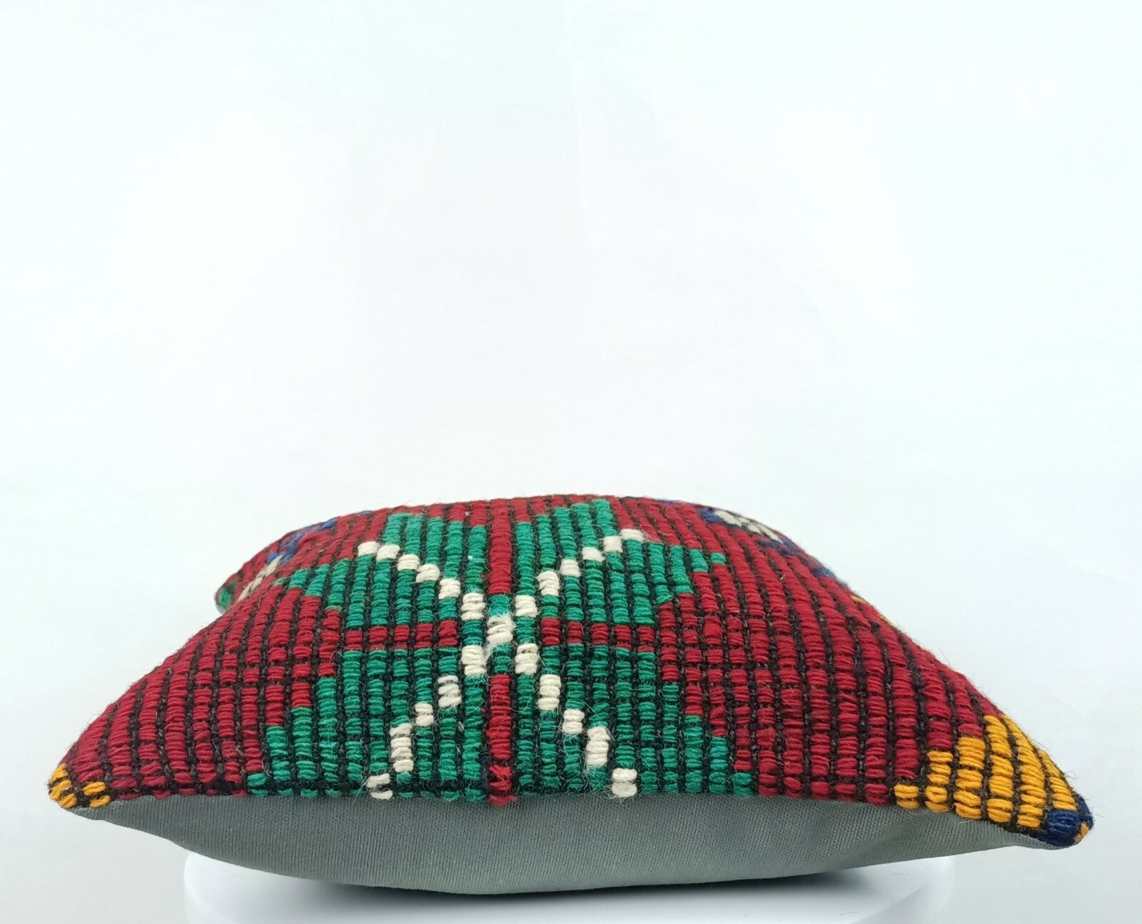 14x14 Kilim Cushion Cover Turkish Ottoman Boho Rustic Throw Pillow Case  A346