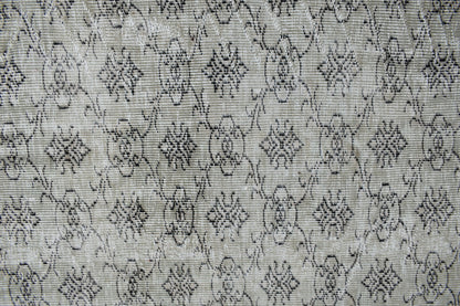 Large Turkish Rug 8.6x5.2 ft Vintage Rug Faded Oushak Rug Living Room Carpet B17