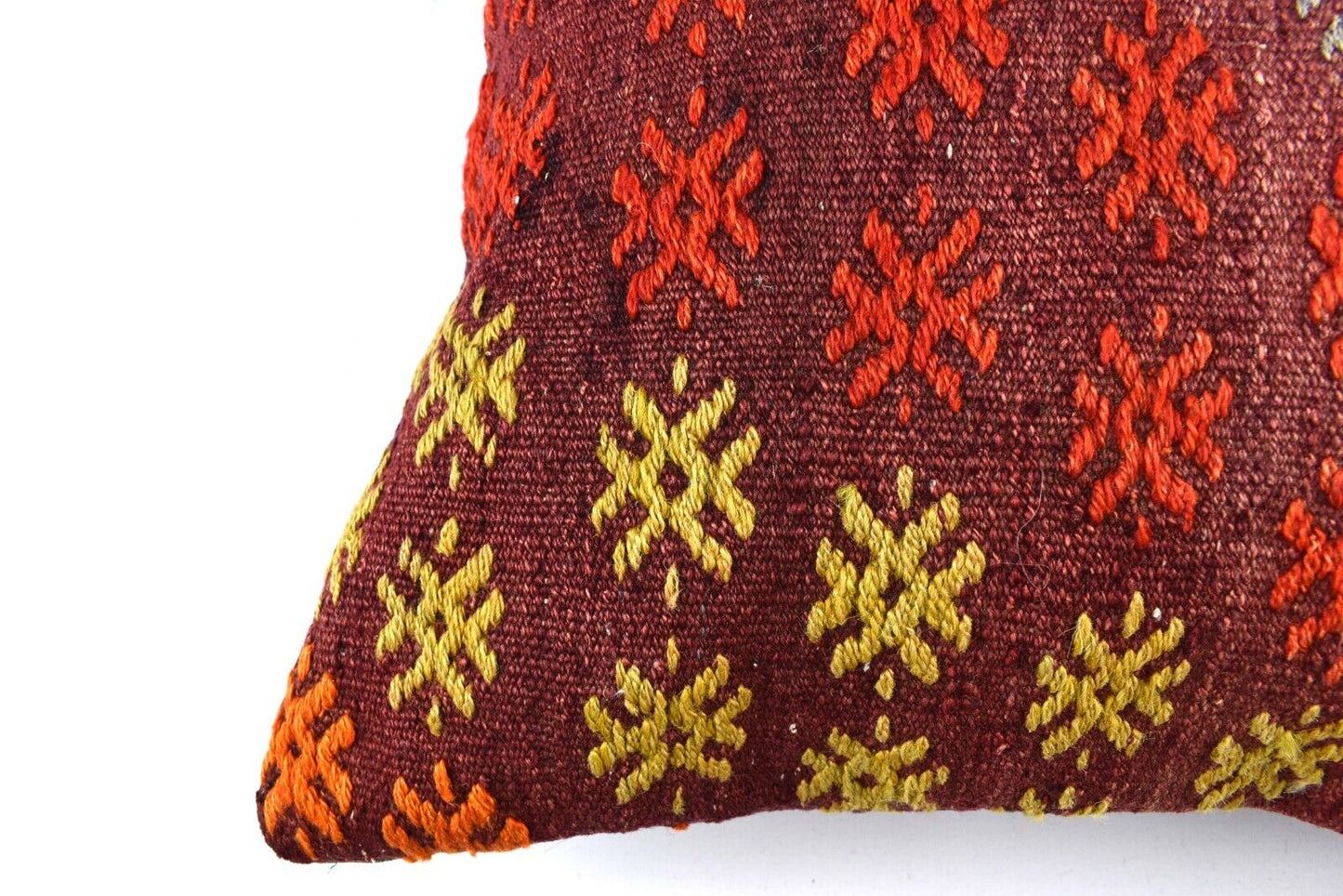 20x20 Kilim Pillow Cover Handmade Vintage Oushak Kilim Cushion Cover 4703