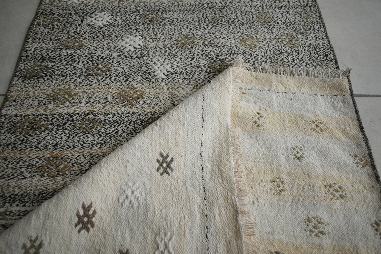 Oushak Runner 10.7x2.3 ft Handwoven Turkish Runner Vintage Runner Floor Rug R24