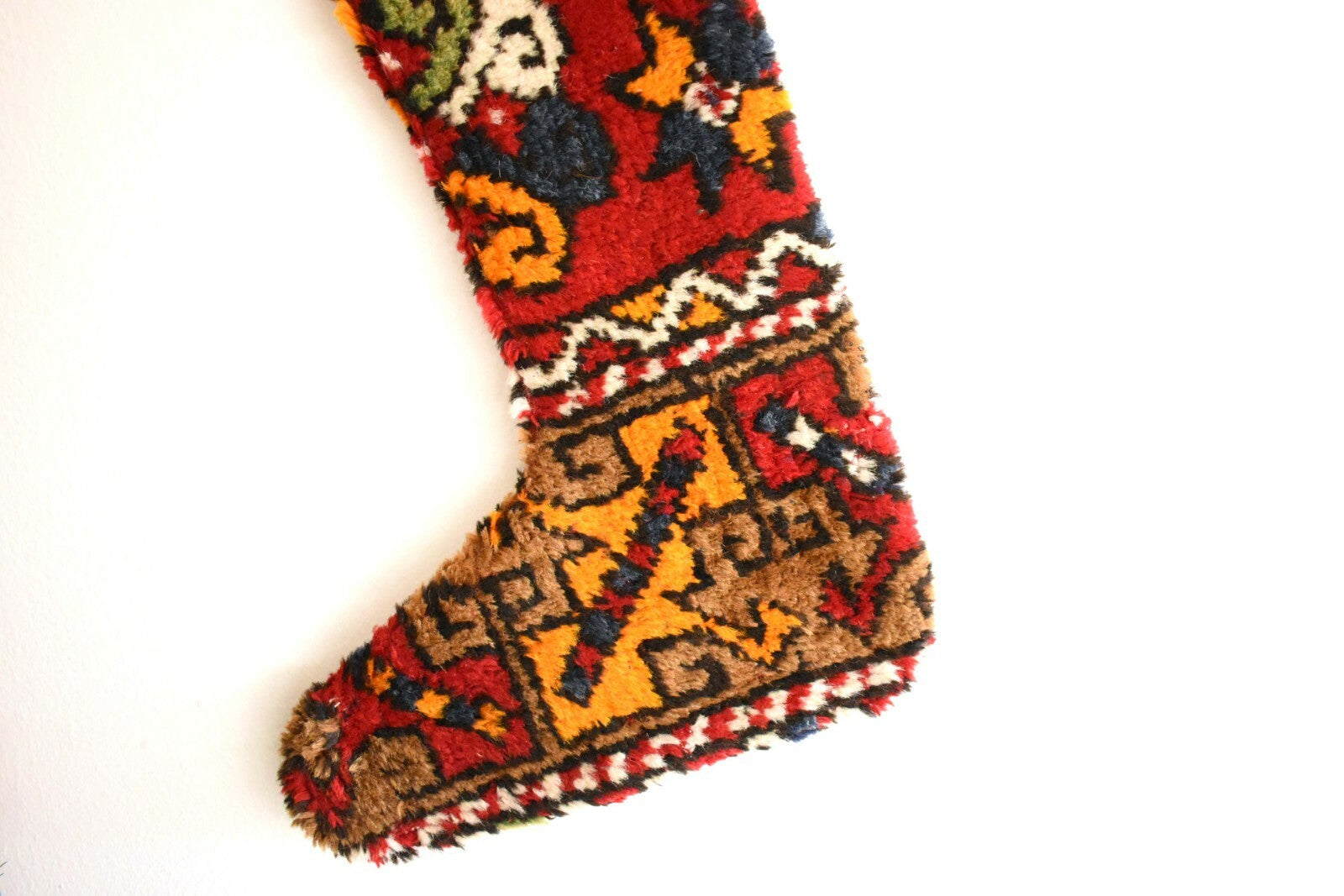 Christmas Stocking Kilim Gift Stocking Holiday Decor Sock Xmas Stocking S291