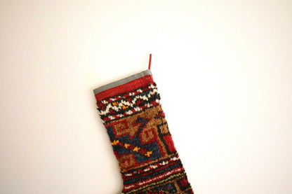 Christmas Stocking Kilim Gift Stocking Holiday Decor Sock Xmas Stocking S299