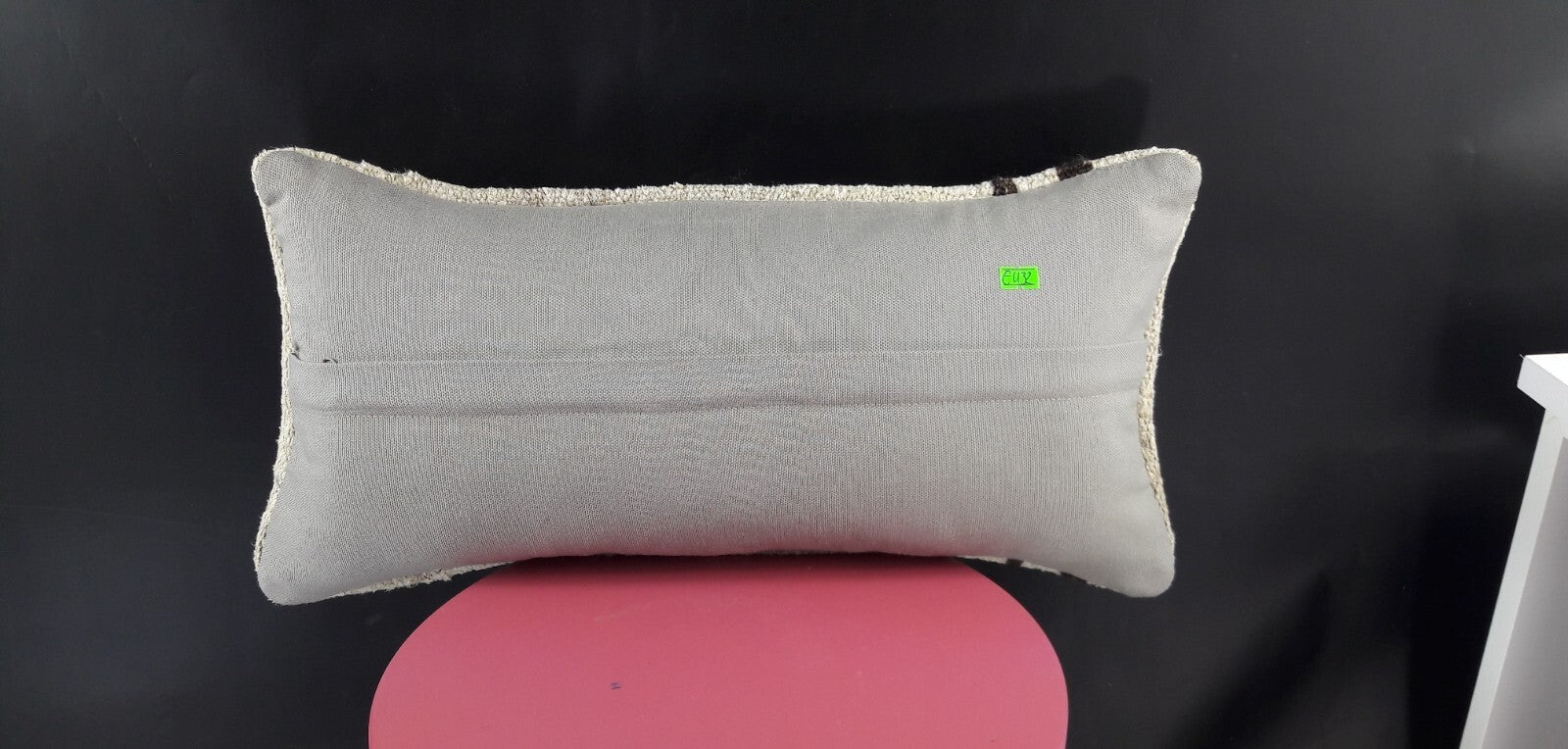 10x20 Kilim Lumbar Pillow Cover Vintage Ethnic Oushak Kilim Pillow Cover E1132