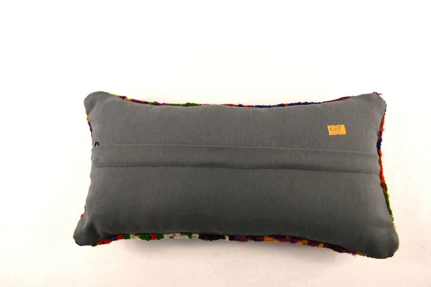 8x16 Kilim Pillow Cover Vintage Tribal Oushak Kilim Ethnic Lumbar Cover A2968