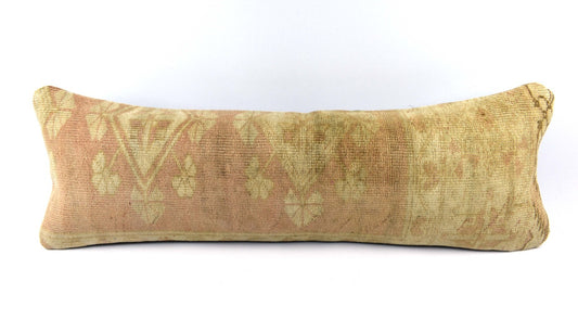 12x36 Ethnic Rug Pillow Decorative Vintage Faded Carpet Boho Cushion Cover A3282