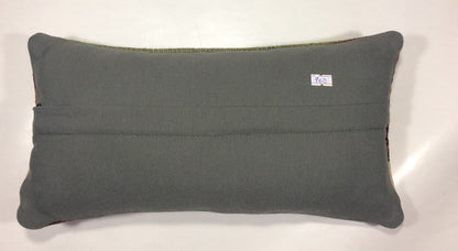 Turkish Cushion Cover 8"x16" Handmade Vintage Boho Ethnic Throw Pillow Case 960