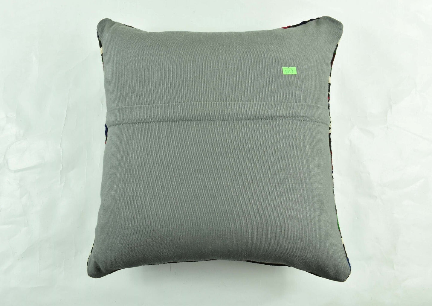 18"x18" Kilim Pillow Cover  Handmade Turkish Vintage Cushion Tribal Lumbar 3017