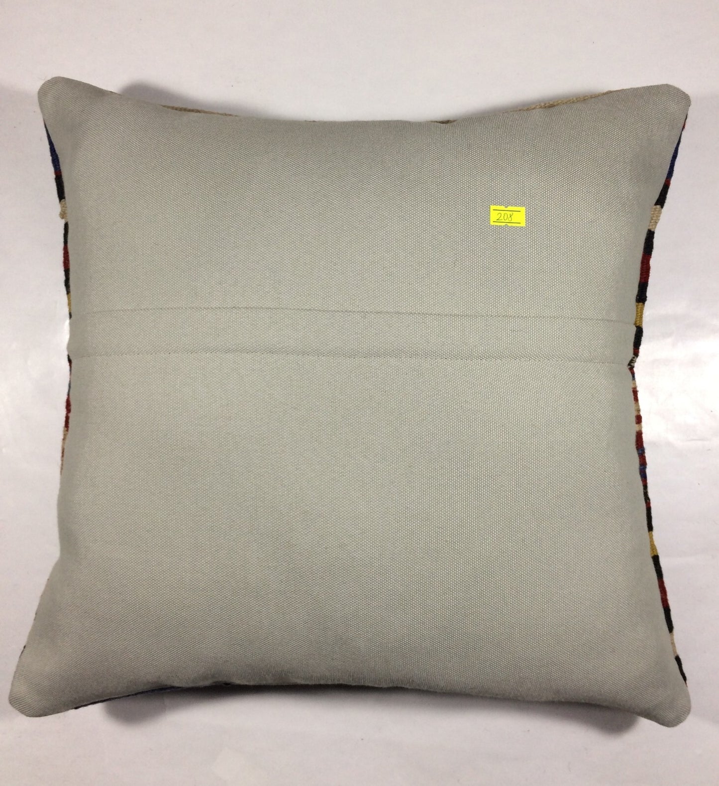 18"x18" Kilim Pillow Cover  Handmade Turkish Vintage Cushion Tribal Lumbar 208