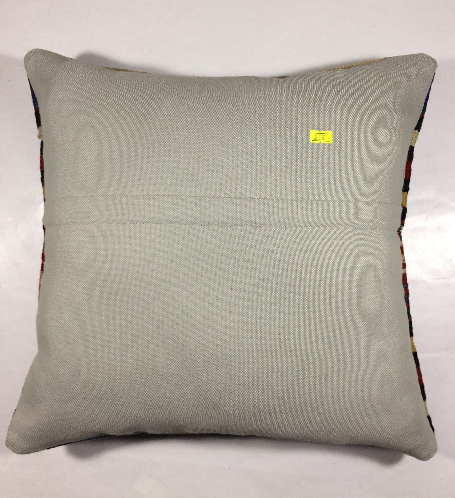 18"x18" Kilim Pillow Cover  Handmade Turkish Vintage Cushion Tribal Lumbar 208