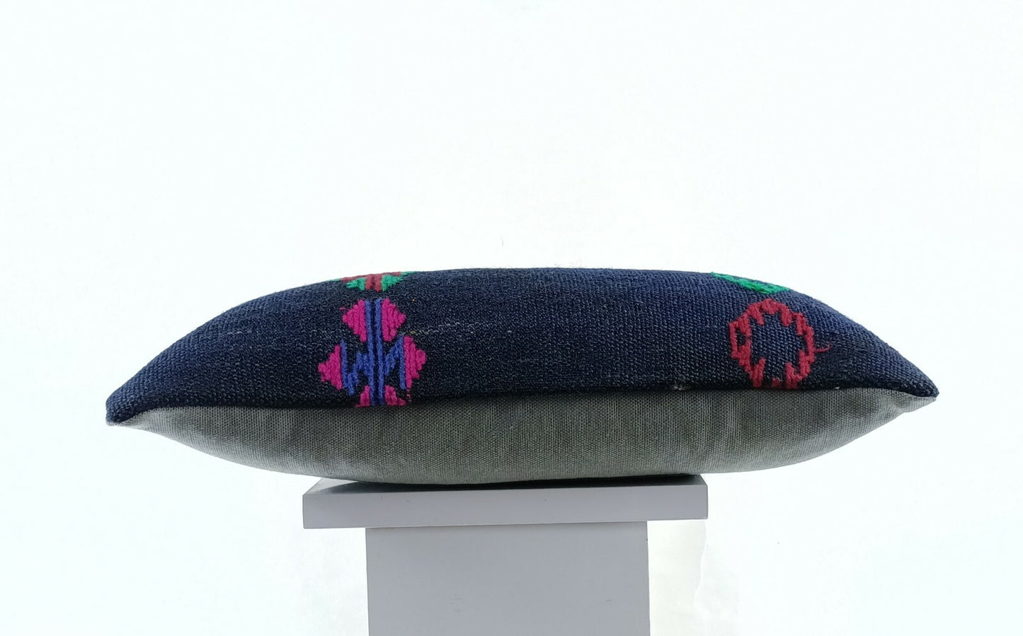 8"x16" Kilim Pillow Cover Turkish Handmade Home Decorative Neck Lumbar E720