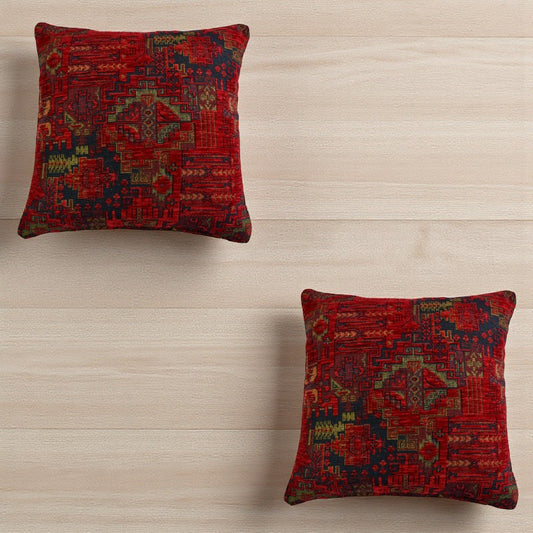 2 pcs / set Kilim Design Pillow Cover Throw Cushion Sofa Couch Boho Lumbar Case