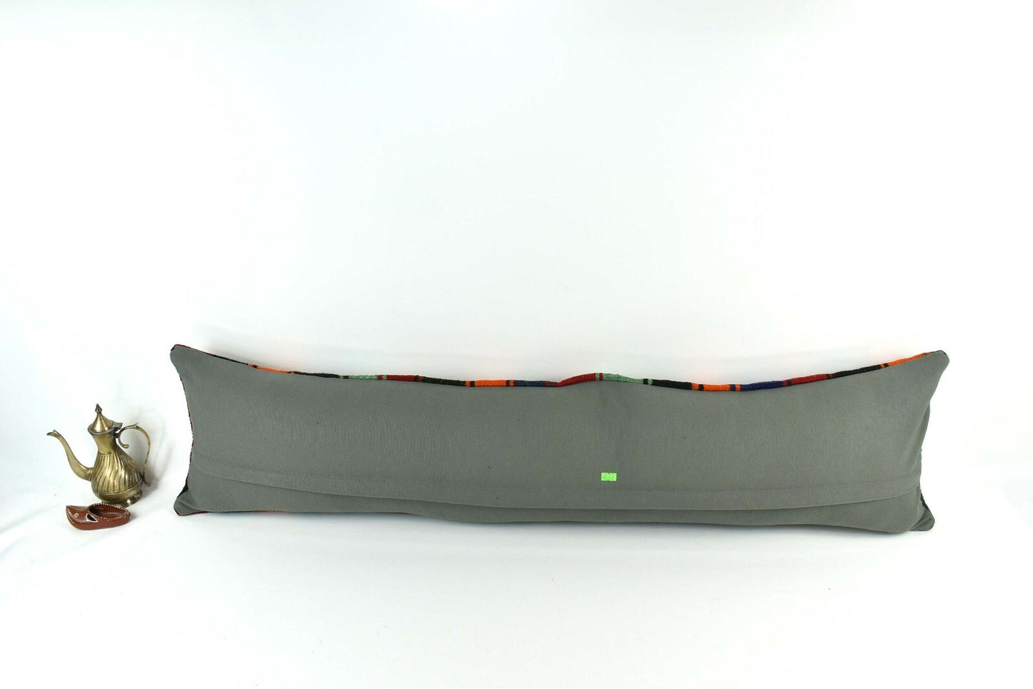 Kilim Pillow Cover 12x48 Vintage Handwoven Long Lumbar Pillow Cover  A2187