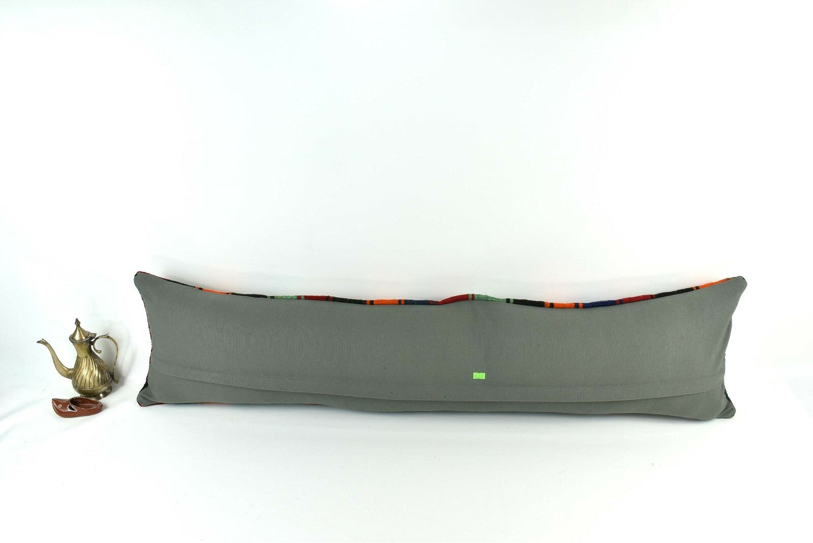 Kilim Pillow Cover 12x48 Vintage Handwoven Long Lumbar Pillow Cover  A2187