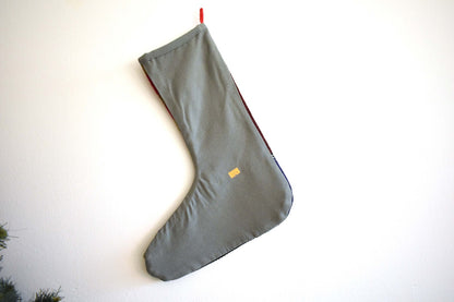 Christmas Stocking Kilim Christmas Sock Rug Gift Stocking Xmas Decor Socks S14