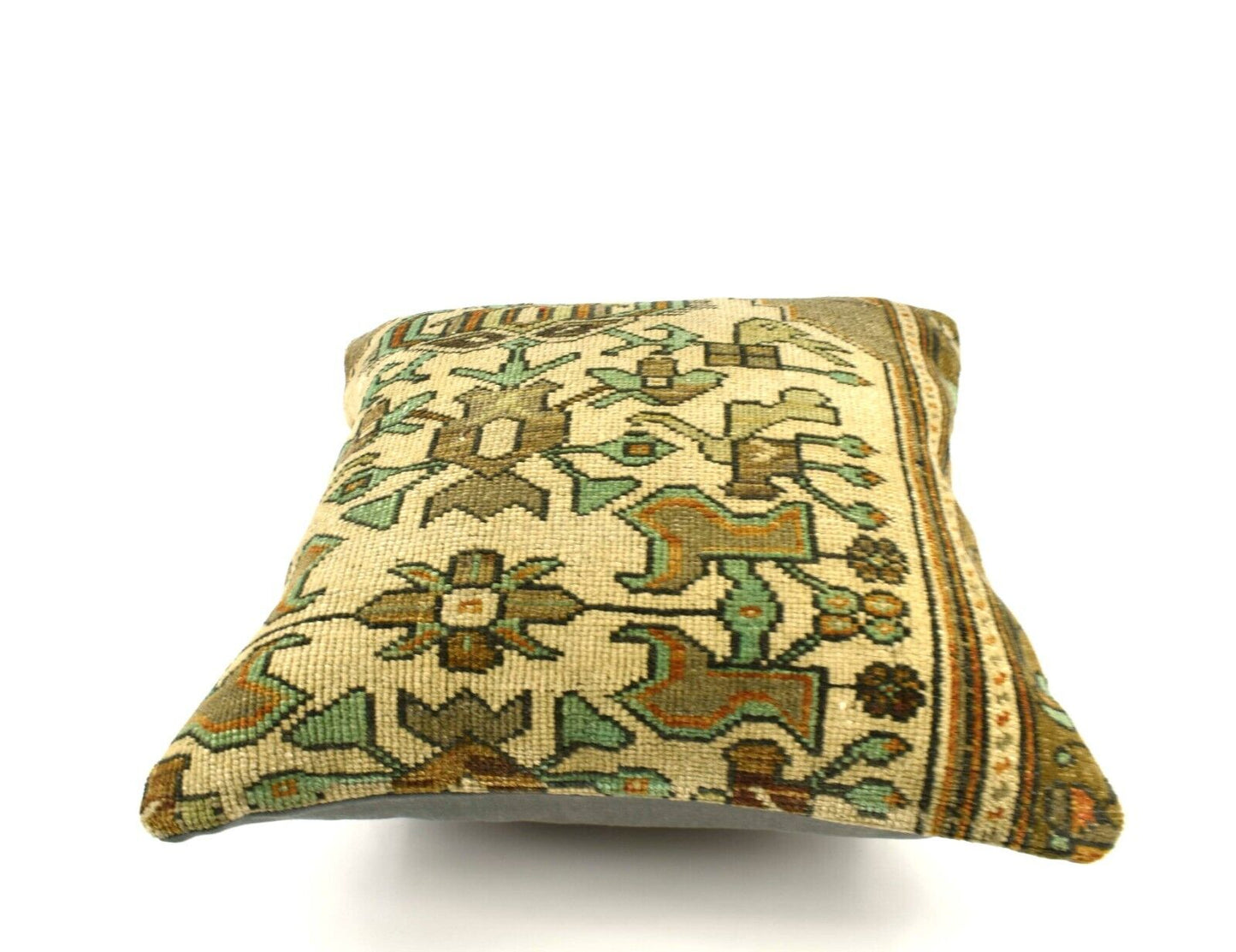 20x20 Kilim Pillow Cover Handmade Vintage Oushak Kilim Cushion Cover 4093