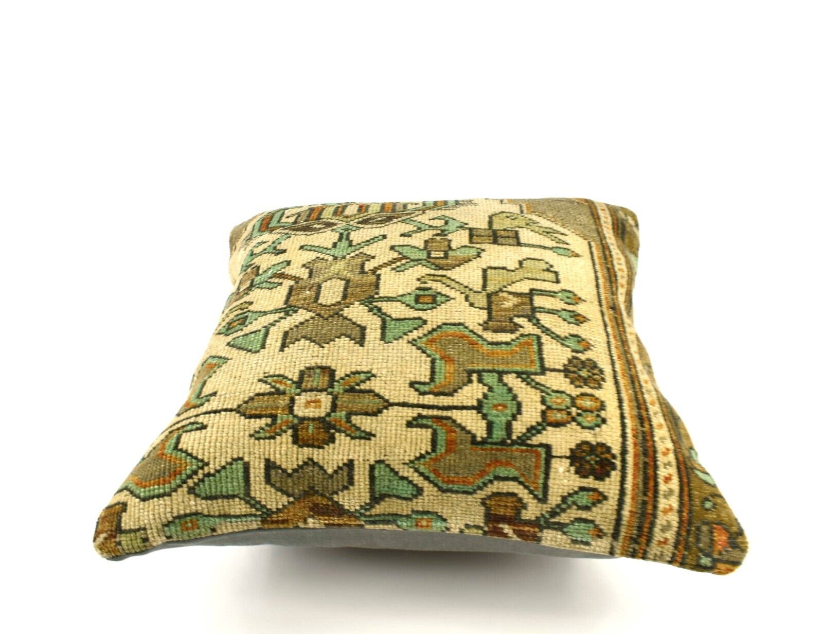 20x20 Kilim Pillow Cover Handmade Vintage Oushak Kilim Cushion Cover 4093