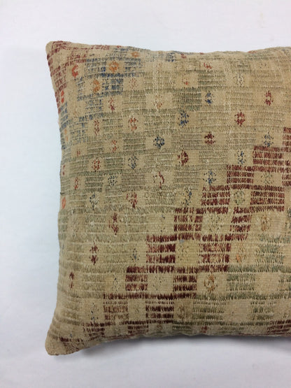 18"x18" Kilim Pillow Cover  Handmade Turkish Vintage Cushion Tribal Lumbar 1276